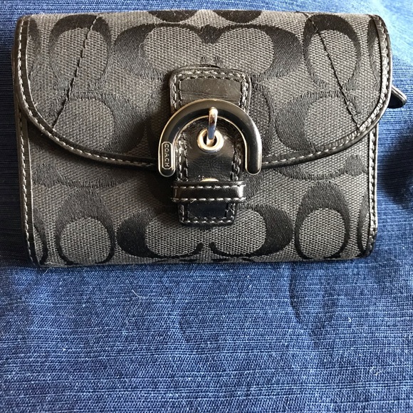 Coach Handbags - Black Coach Wallet Coach Handbags - Black Coach Wallet